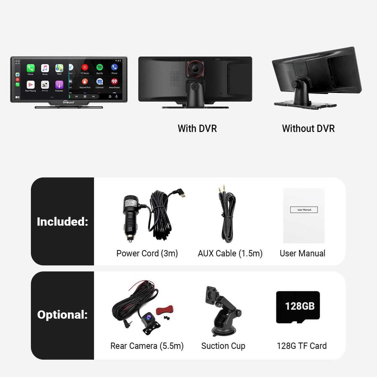 (LIMITED TIME SPECIAL OFF)OTTOCAST 4K CAR SCREEN