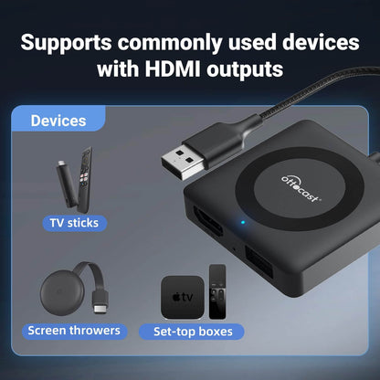 Ottocast Tbox UHD Android 13 CarPlay AI Box with HD Output